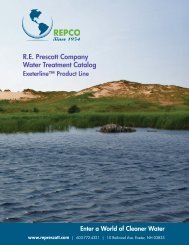 R.E. Prescott Company Water Treatment Catalog