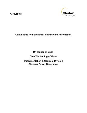 Read Siemens Power Plant Automation whitepaper (PDF)