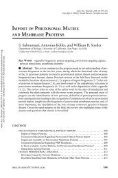 IMPORT OF PEROXISOMAL MATRIX AND MEMBRANE PROTEINS