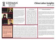 Labor Newsletter Template.indd - Lehman, Lee & Xu
