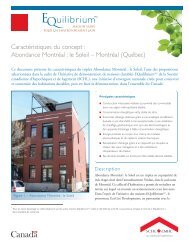 CaractÃ©ristiques du concept : Abondance MontrÃ©al : le Soleil ... - SCHL