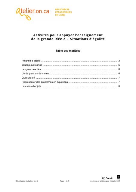 Module en ligne Les angles 4e, 5e et 6e année - L'@telier