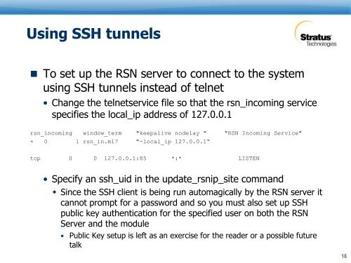 Securing the VOS Telnet Daemon