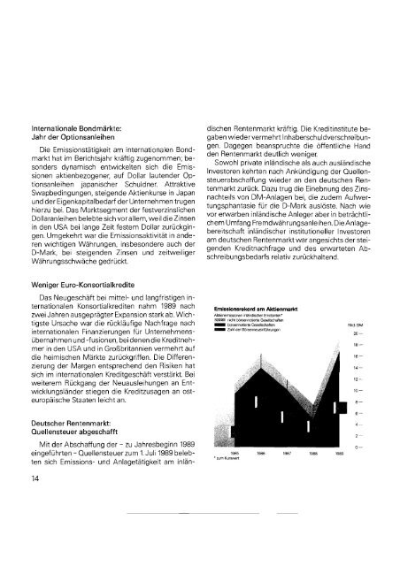 Geschäftsbericht für das Jahr 1989 Deutsche Bank AG