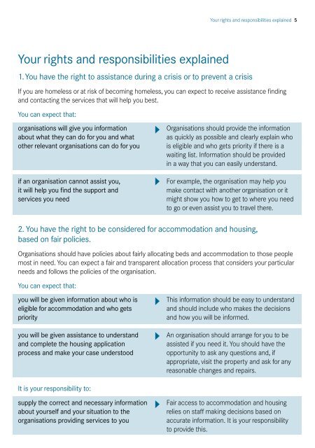 Consumer Charter - Department of Human Services