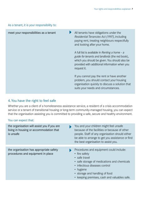 Consumer Charter - Department of Human Services