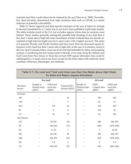 Coastal Impacts, Adaptation, and Vulnerabilities - Climate ...