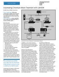 Automating Chromium Waste Treatment with LabVIEW