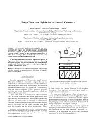 Design Theory for High-Order Incremental Converters