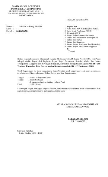 Menindaklanjuti surat No - PT Bandung