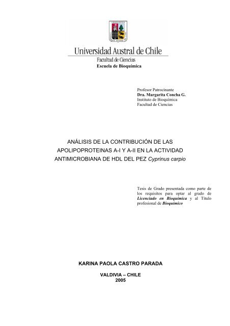 AnÃ¡lisis de la contribuciÃ³n de las apolipoproteÃ­nas A-I y A-II en la ...