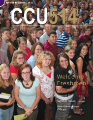 Welcome Freshmen! - Cincinnati Christian University