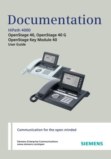 OpenStage 40/40 G HiPath 4000