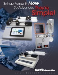 The LegatoÂ® 200 Series - KD Scientific Syringe Pumps