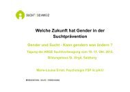 Vortrag Marie-Luise Ernst - Ãsterreichische ARGE Suchtvorbeugung