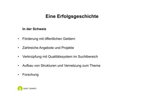 Vortrag Marie-Luise Ernst - Ãsterreichische ARGE Suchtvorbeugung