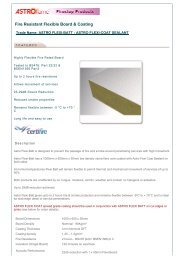 Fire Resistant Flexible Board & Coating - Safelincs