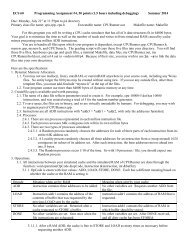 ECS 60 Program #4 - CS-CSIF