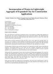 Incorporation of Wastes in Lightweight Aggregate of ... - ISWA