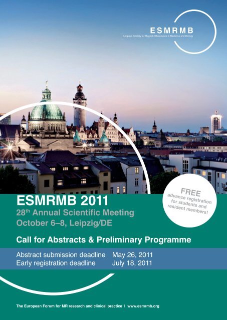 ESMRMB 2011 - European Society for Magnetic Resonance in ...