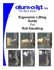 Roll Handling Guide - Alum-A-Lift