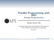 Parallel Programming with MPI - Message Passing Interface