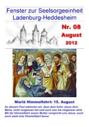 Eucharistiefeier - Gallus (Ladenburg)