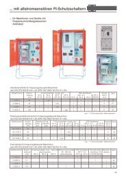 ... mit allstromsensitiven FI-Schutzschaltern - Bosecker