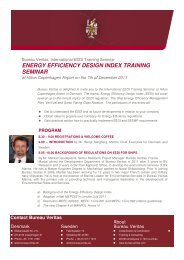 energy efficiency design index training seminar - Bureau Veritas