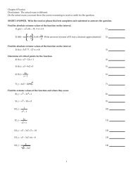 Chapter 4 Practice Dicsclaimer: The actual exam is different. On the ...