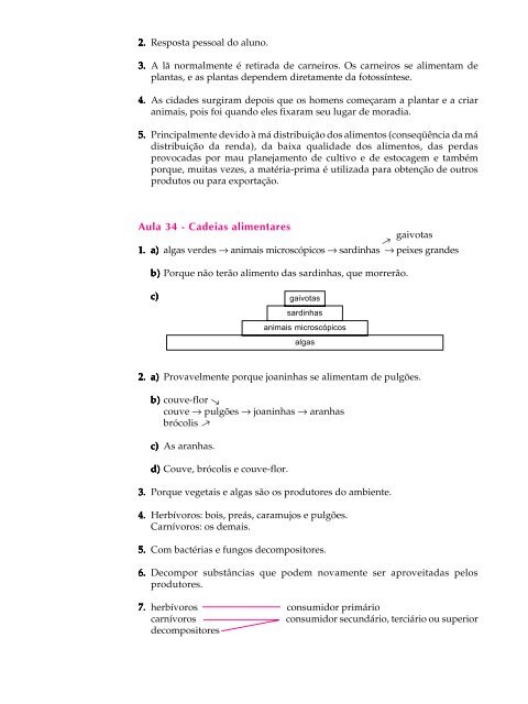 Gabaritos das perguntas e exercÃ­cios - Passei.com.br