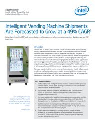 Intelligent Vending Machine Shipments Are Forecasted To Grow
