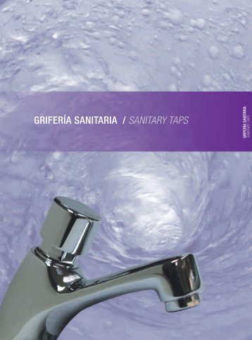 GRIFERÍA SANITARIA / SANITARY TAPS - TDM