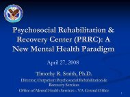 Psychosocial Rehabilitation & Recovery Center (PRRC)