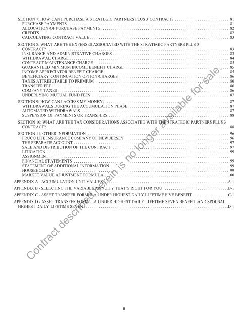 Strategic Partners Plus 3 - Prudential Annuities