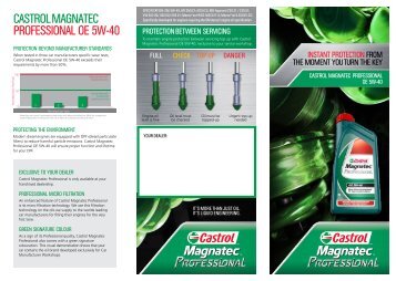 Castrol MagnateC Professional oe 5W-40 - Seat