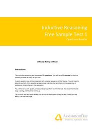 Inductive Reasoning Test 1 Questions (PDF) - Aptitude Test