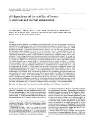 pH dependence of the stability of barstar to chemical and thermal ...