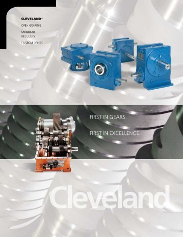 first in gears. first in excellence. - Cleveland Gear Company