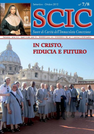 In CrIsto, FIduCIa e Futuro - Suore di CaritÃ  dell'Immacolata ...