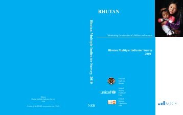 BHUTAN - IHSN Survey Catalog