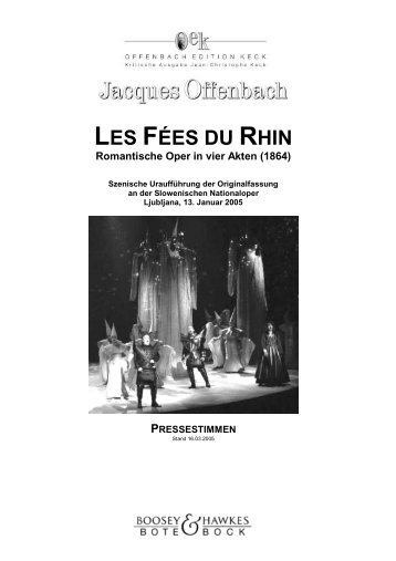 LES FÉES DU RHIN