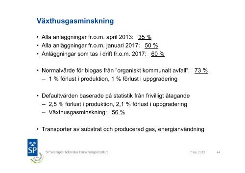 METANUTSLÃPP FrÃ¥n Frivilligt Ã¥tagande till ... - Avfall Sverige