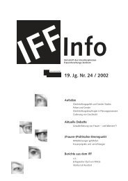 IFF-Info Nr. 24, 2002 - IFFOnzeit