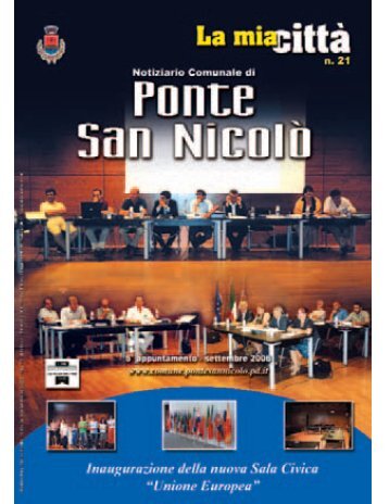 Notiziario comunale N. 3/2006 - Comune di Ponte San NicolÃ²