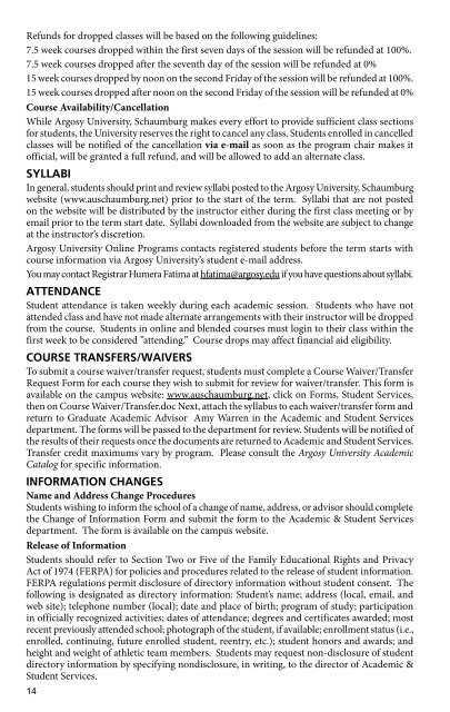 Student Handbook - Argosy University