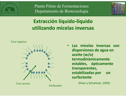 Extracción en etapas múltiples - Docencia UAM-I