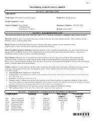 Creapast MSDS - Jensen Dental