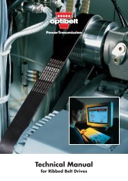 Technical Manual for Ribbed Belt Drives