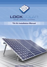 Tilt Kit Installation Manual - Solar360